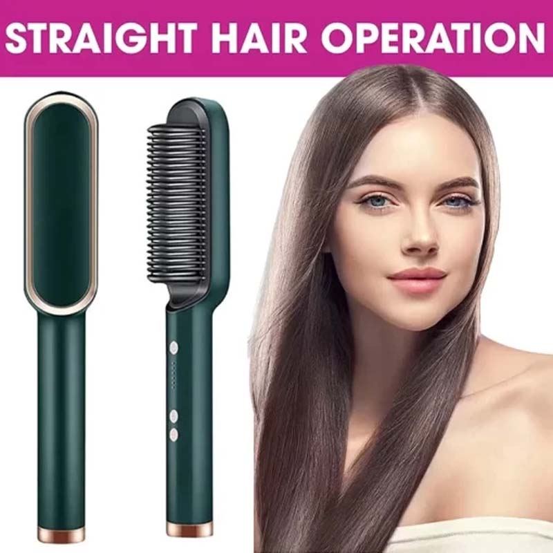 2 in 1 HAIR STRAIGHTENER and Curling COMB