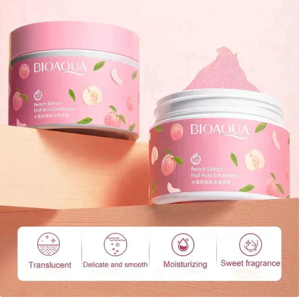 🍑Bioaqua Peach Extract Fruit Acid Exfoliating Face Gel Cream🍑