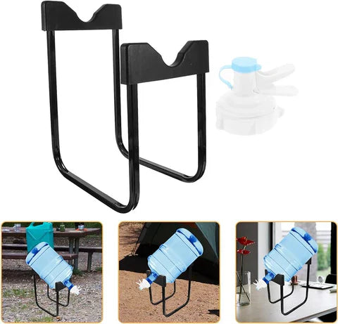 Detachable Bottle Stand with Nozzle Tap (Without Bottle)