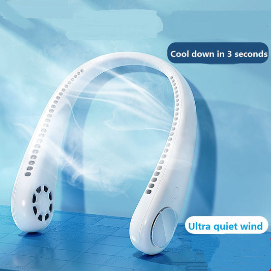 Portable Hanging Neck Fan | USB Rechargeable